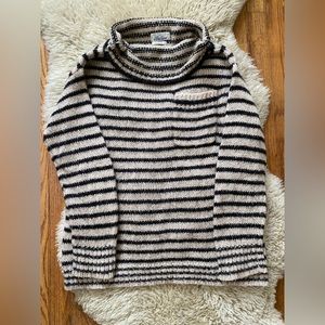 Madewell Wallace oversize striped wool blend sweater